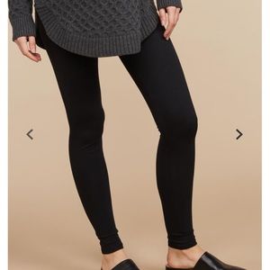 Motherhood maternity black over belly leggings